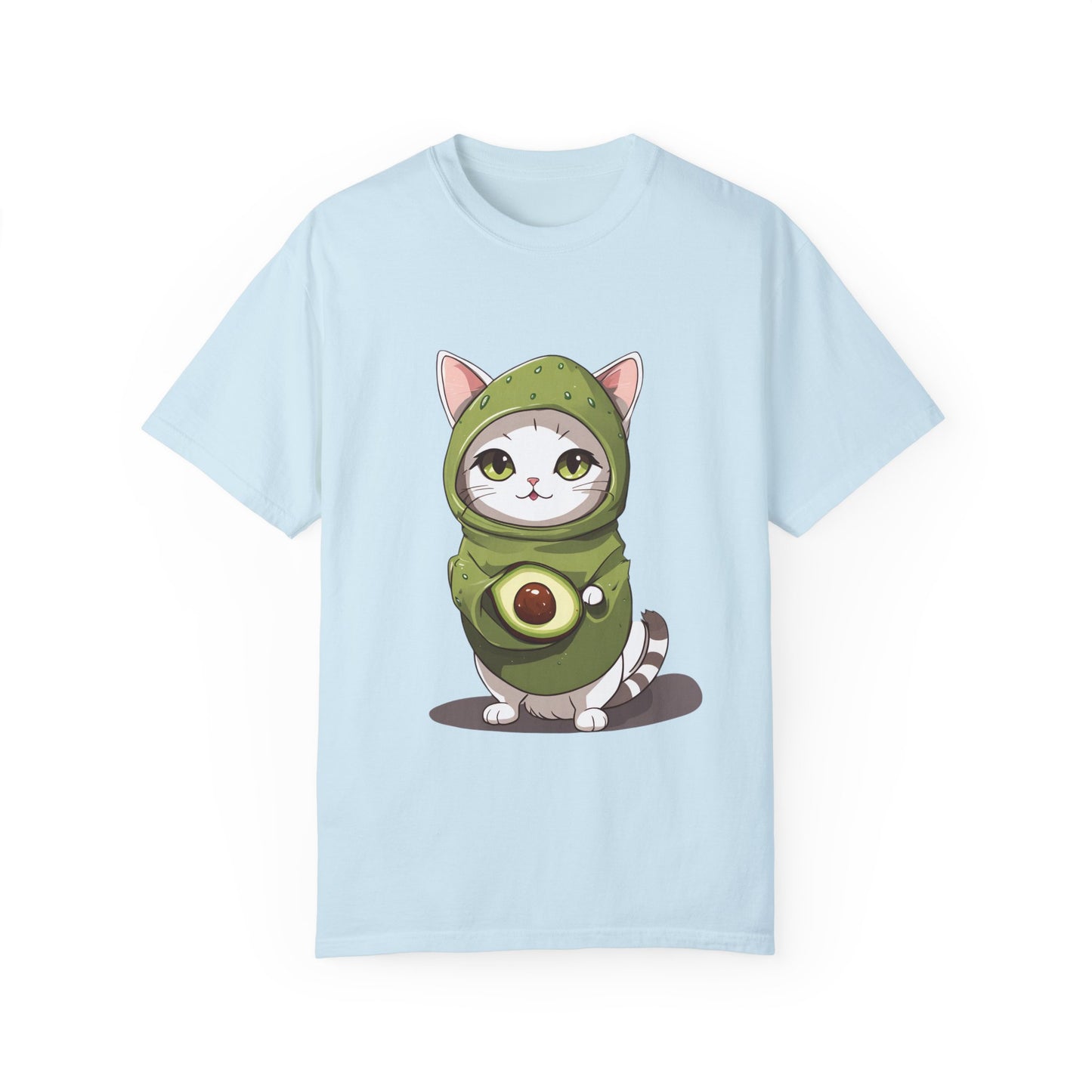 Avocado Unisex Cute Cat T-shirt, Avocato Unisex Tee, Summer Clothes for Women and Men, Short Sleeve T-shirt, Womenswear, Menswear, 2024 Trendy Outfits, Graphic Tees, Holiday Outfits2024