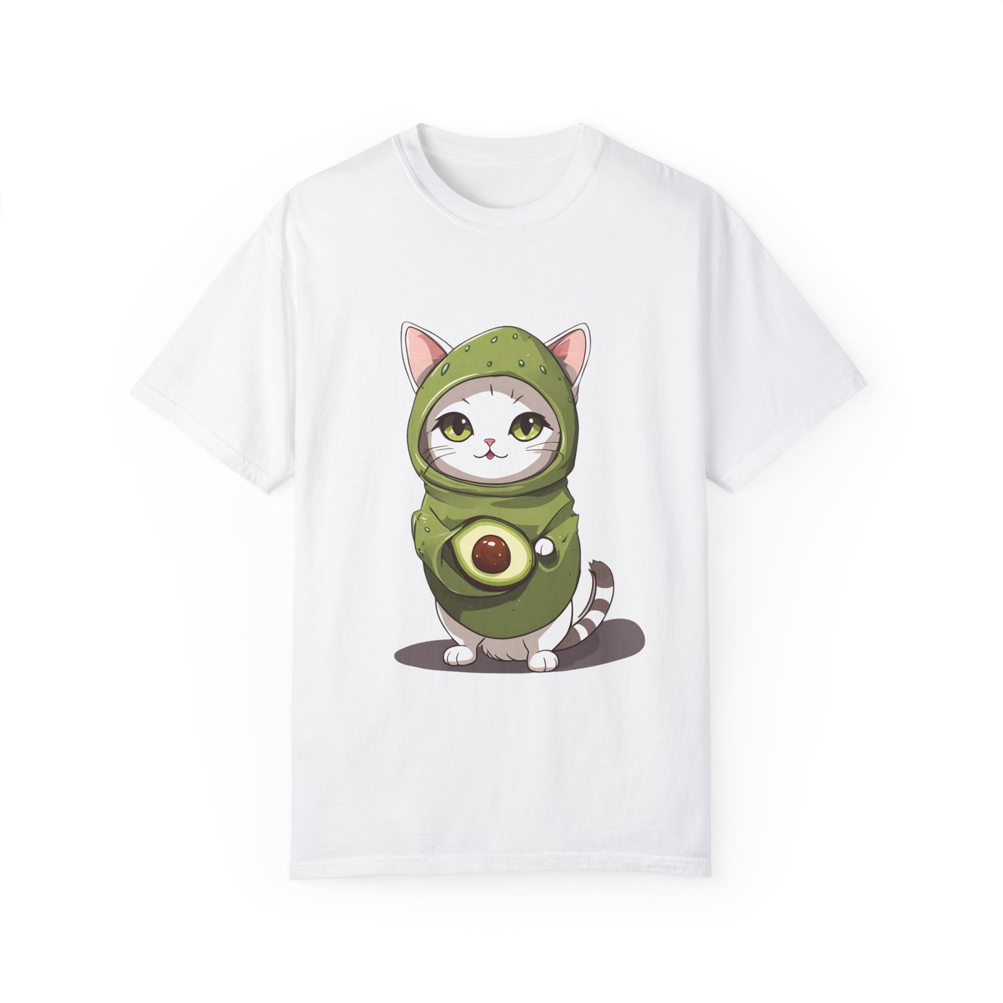 Avocado Unisex Cute Cat T-shirt, Avocato Unisex Tee, Summer Clothes for Women and Men, Short Sleeve T-shirt, Womenswear, Menswear, 2024 Trendy Outfits, Graphic Tees, Holiday Outfits2024