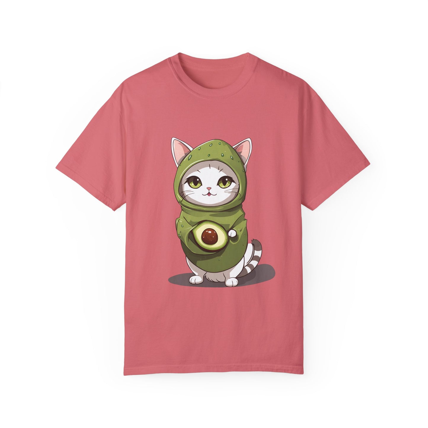 Avocado Unisex Cute Cat T-shirt, Avocato Unisex Tee, Summer Clothes for Women and Men, Short Sleeve T-shirt, Womenswear, Menswear, 2024 Trendy Outfits, Graphic Tees, Holiday Outfits2024